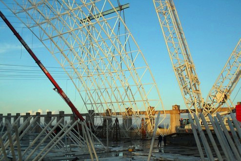 奉化大门网架工程