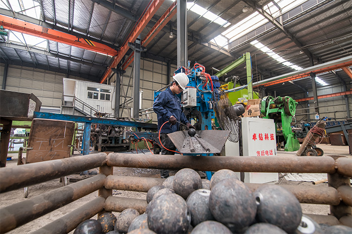 奉化网架配件-螺栓球加工车间